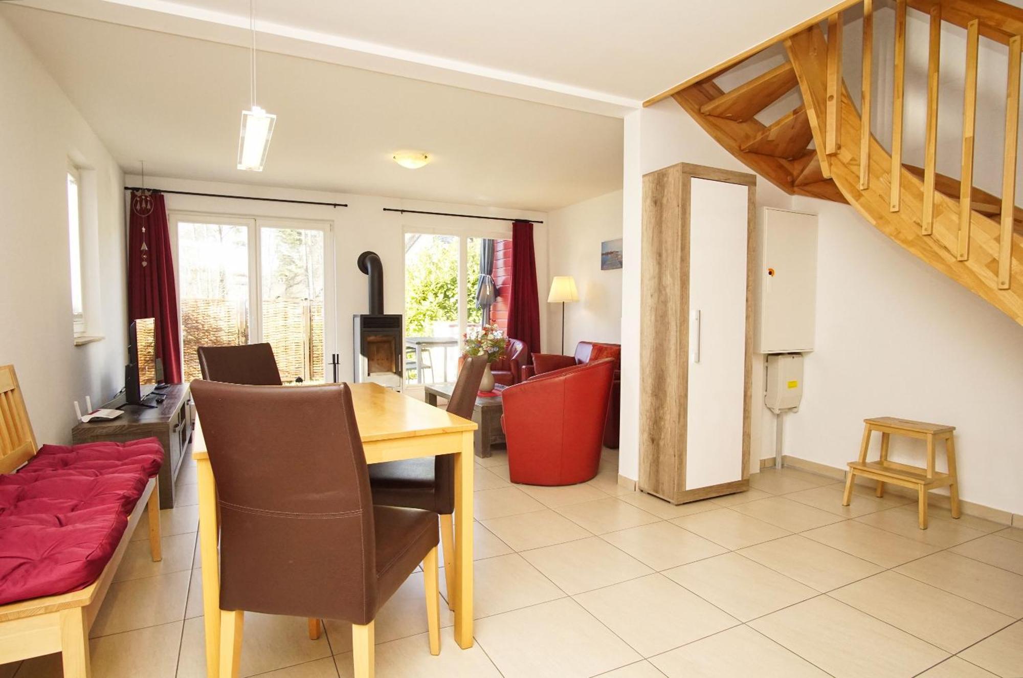 Ferienhaus Wellenlaeufer Haus - Sauna, Terrasse, Garten Glowe Zewnętrze zdjęcie